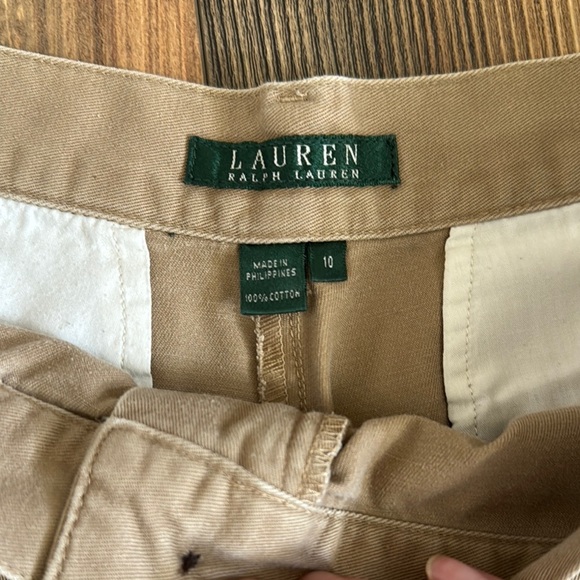Ralph Lauren Tan Shorts, size 10. Great condition. - Picture 2 of 7